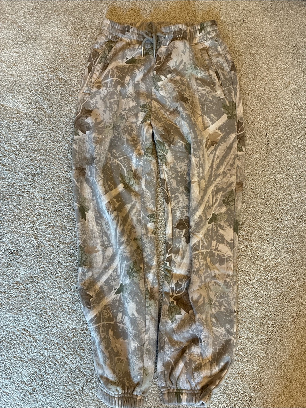 Camouflage Jogger Pants - Gray/Green
